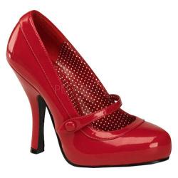 Women's Pin Up Cutiepie 02 Red Patent Leather
