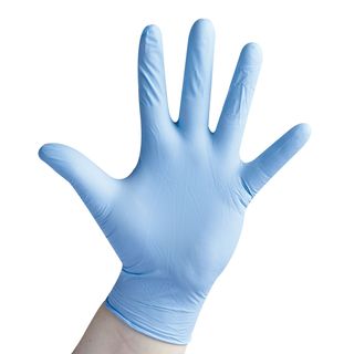 Diamond Gloves Advance Blue Industrial Powder Free Nitrile Gloves (Pack of 10)