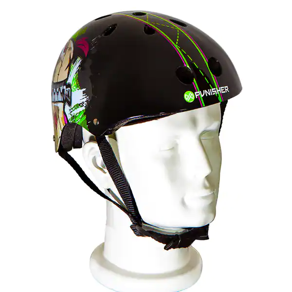 Punisher Skateboards Jinx 11-vent Medium Skateboard Helmet