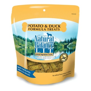 Natural Balance? L.I.T. Limited Ingredient Treats? 8-ounce Potato & Duck Formula Dog Treats