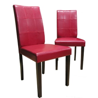 Warehouse of Tiffany Evellen Red Dining Chairs (Set of 4)