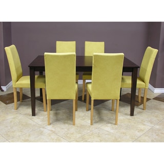 Warehouse of Tiffany Shino Mustard 7-piece Dining Table and Chairs Set