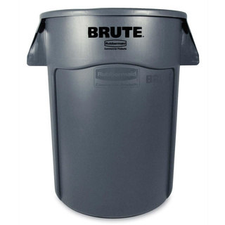 Rubbermaid Brute Vented Trash Receptacle Round