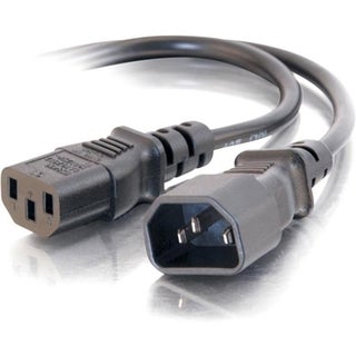 C2G 6ft 18 AWG Computer Power Extension Cord (IEC320C14 to IEC320C13)