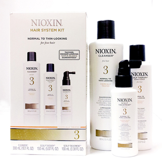 Nioxin System 3 Thinning Hair 3-piece Kit for Chemically Enhanced Normal to Thin Hair