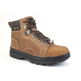 AdTec Men's 6-inch Brown Steel-toed Hiker Boots