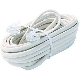Steren BL-324-015WH Premium Telephone Line Cable