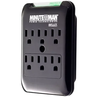 Minuteman SlimLine MMS660S 6-Outlets Surge Suppressor