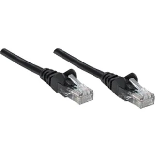 Intellinet Patch Cable, Cat5e, UTP, 10', Black