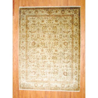 Herat Oriental Indo Hand-knotted Farahan Wool Rug (8'10 x 12')