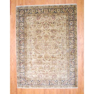 Herat Oriental Indo Hand-knotted Mahal Wool Rug (8'7 x 11'7)
