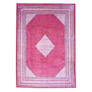 Herat Oriental Persian Hand-knotted Mir Wool Rug (8'2 x 11'8)
