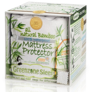 Christopher Knight Home Rayon from Bamboo Classic Design Terry Mattress Protector