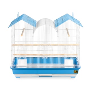 Prevue Pet Products Triple Roof Blue and White Bird Cage