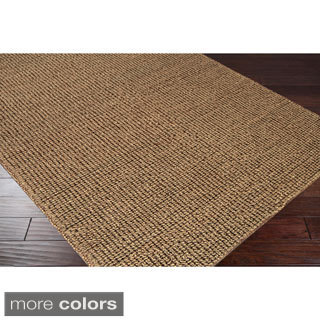 Hand-woven Casual Solid Colored Alpson Wool Rug