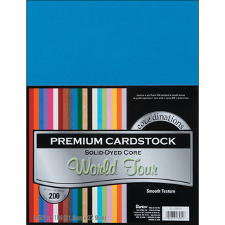Core'dinations Value Pack Cardstock 8.5"X11" 200/Pkg-World Tour - Smooth
