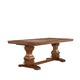 Atelier Traditional French Burnished Brown Pedestal Dining Set by TRIBECCA HOME