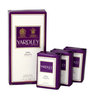 Yardley April Violets Women's Soap (Pack of 3)