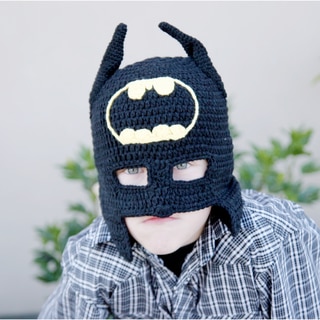 Handmade Superhero Knit Hat and Cowl