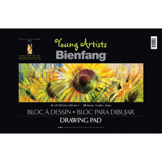 Young Artist Bienfang Sketch Book 18x12 50 Sheets-45lb Wire-Bound
