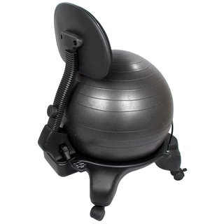 Adjustable Back Exercise Ball Chair wIth Pump