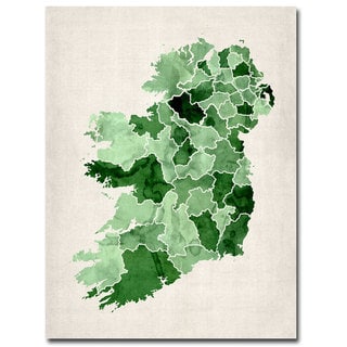 Michael Tompsett 'Ireland Watercolor' Canvas Art