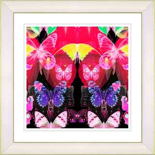 Studio Works Modern 'Butterfly Montage - Red' Framed Print