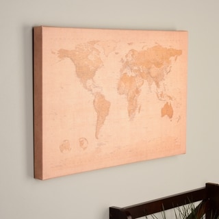 Michael Tompsett 'Antique World Map' Canvas Art