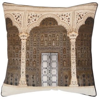 Safavieh Novara 20-inch Rustic Brown Decorative Pillows (Set of 2)
