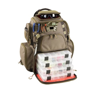 Wild River Tackle Tek Nomad Lighted LED Tackle Backpack with 4 Trays