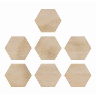 Wood Flourishes-Hexagons 7/Pkg