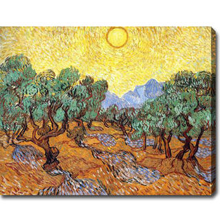 Vincent van Gogh 'Olive Trees' Oil on Canvas Art
