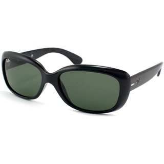 Ray-Ban Women's RB4101 Jackie Ohh Shiny Black Plastic Sunglasses