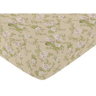 Sweet JoJo Designs Baby Annabel Floral Fitted Crib Sheet