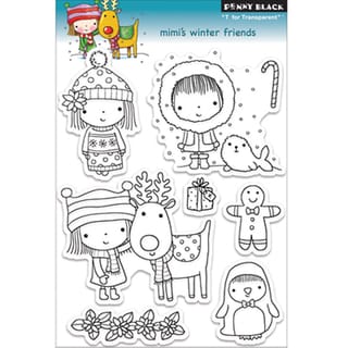 Penny Black 'Mimi's Winter Friends' Clear Stamps