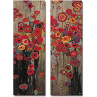 Don Li-Leger 'Garden Parade I and II' 2-piece Canvas Set