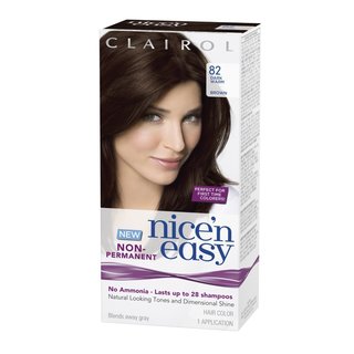 Clairol Nice 'n Easy 82 Dark Warm Brown Non-Permanent Hair Color