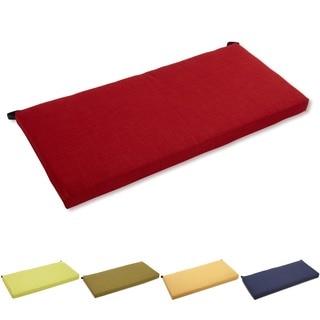 Blazing Needles Solid Outdoor Bench Cushion