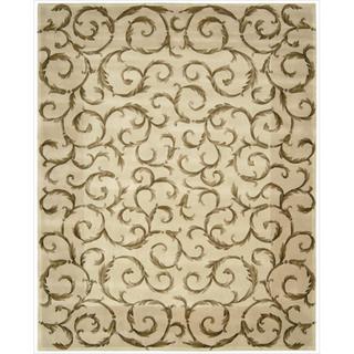 Nourison Hand-Tufted Versailles Palace Ivory Area Rug (7'6 x 9'6)
