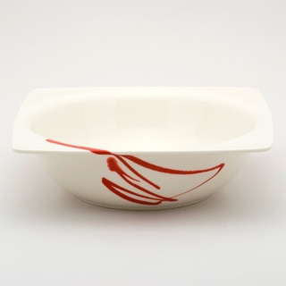 Red Vanilla Paint it Red 8.25-inch Salad Bowl (Set of 2)
