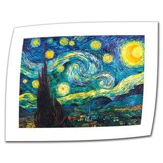 Vincent van Gogh 'Starry Night' Flat Canvas