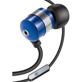 GOgroove Professional Series AudiOHM Earbuds with Hands-Free Mic: Blu