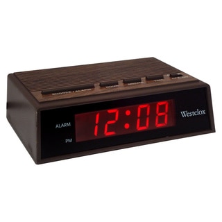 Woodgrain Electric Alarm Clock
