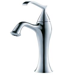 KRAUS Ventus Single Hole Single-Handle Bathroom Faucet in Chrome