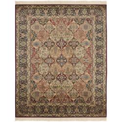 Hand-knotted Royal Kerman Multicolored Wool Rug (5' x 7') (China)