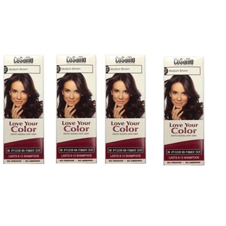 CoSaMo Love Your Color 765 Medium Brown Hair Color (Pack of 4)