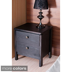 Furniture of America Rocky Contemporary 2-drawer Night Stand