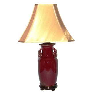 Crown Lighting 1-light Tall Oxblood Table Lamp