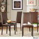 Darcy Metal Upholstered Dining Chair by INSPIRE Q (Set of 4)