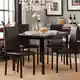Thumbnail 1, Darcy Faux Marble Top Black Metal 5-piece Casual Dining Set by iNSPIRE Q Bold.